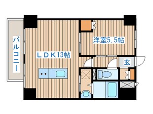 LUANA・AIR・RESIDENCE長町の物件間取画像